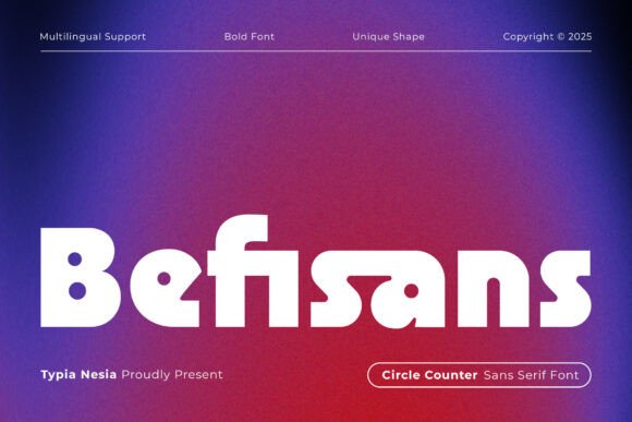 Befisans: Elevating Brand Identity with Bold Retro Minimalism