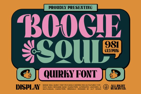 Boogie Soul: The Ultimate Psychedelic Display Font