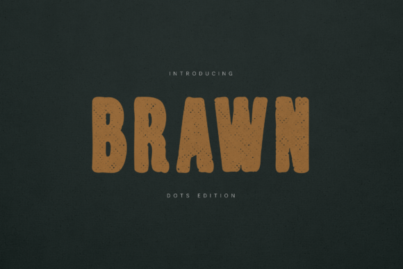 Brawn Dots Edition: Elevating Vintage and Industrial Design with Bold Texture