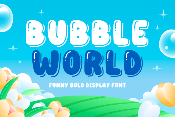 Bubble World Font: Playful Design for Every Creator