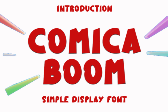 Comica Boom: Festive Typography for Holiday Design