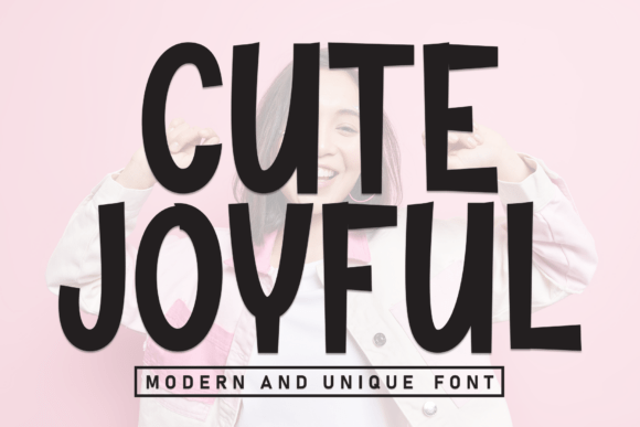 Cute Joyful: A Display Font Full of Charm