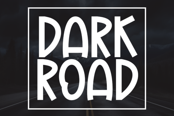 Dark Road: A Sweet Handwritten Display Font