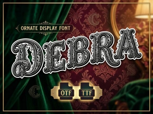 Debra Font: Elevating Brand Identity Through Bold Decorative Typography