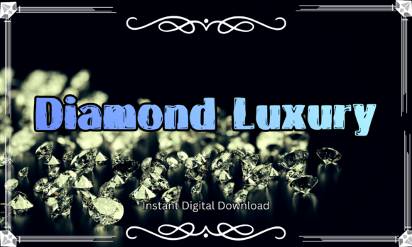 Diamond Luxury: Elegant Display Font for Bold Designs