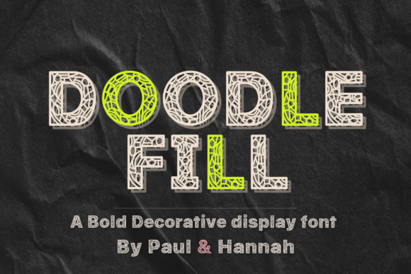 Doodle Fill: Strategic Application of Patterned Display Typography