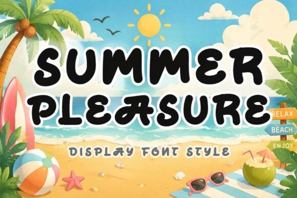 Elevating Visual Identity: Why Summer Pleasure Is the Display Font for Modern Branding