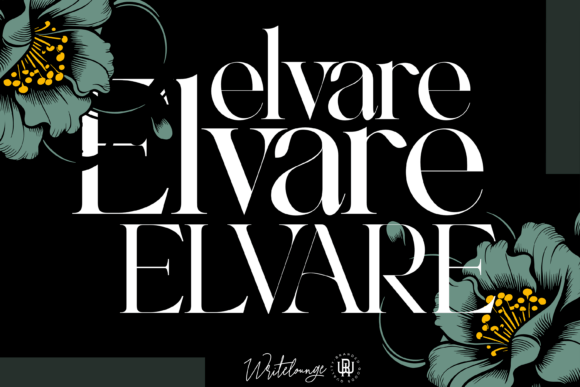 Elvare: Strategic Typography for Luxury Wedding Branding