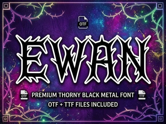 Ewan Font: A Guide to Using This All-Caps Decorative Display Typeface