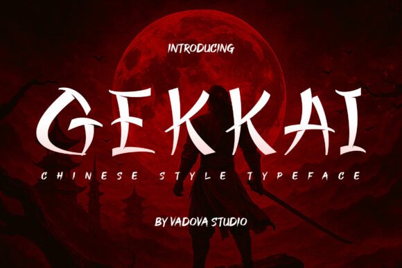 Gekkai: Bold Chinese-Style Typography for Modern Design