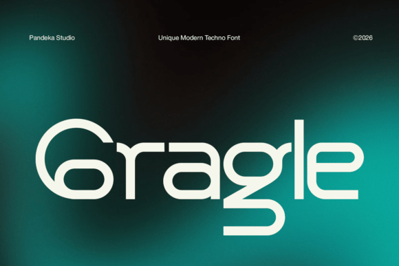 Gragle Font: Modern Techno Display Typography