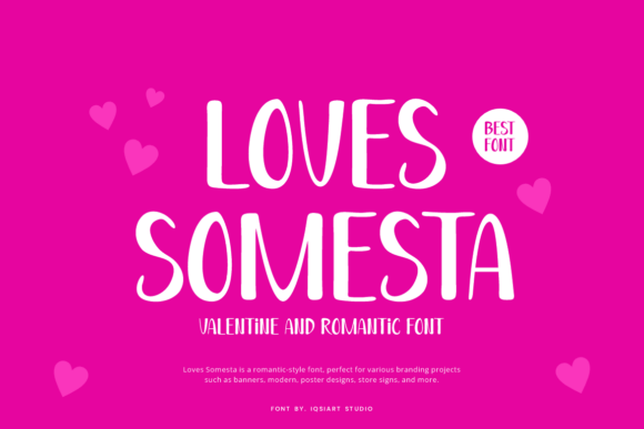 Loves Somesta: Elevating Emotional Connection Through Romantic Typography
