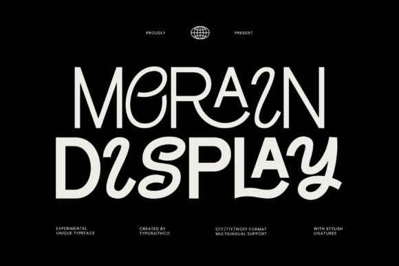Morain Display: Bold Geometry for Creative Design