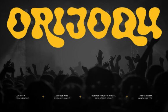 Orijoqu: Bold Retro Display Font
