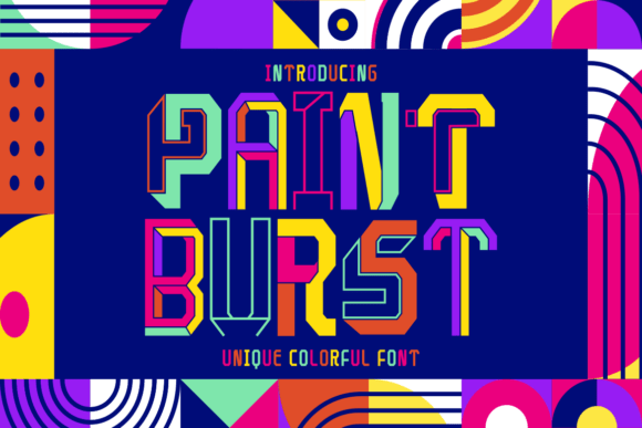 Paint Burst: Bold Display Typography