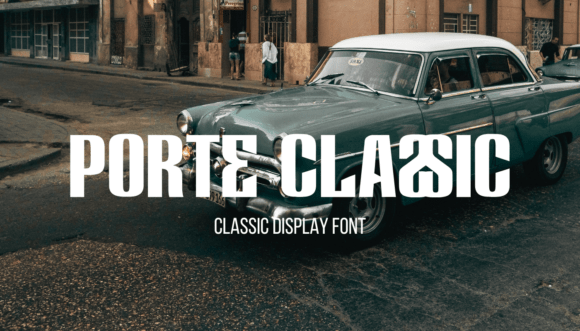Porte Classic: Sleek Display Sans for Modern Brands
