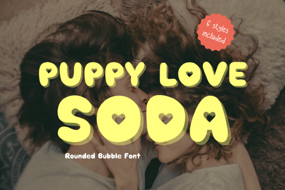 Puppy Love Soda: Playful Typography