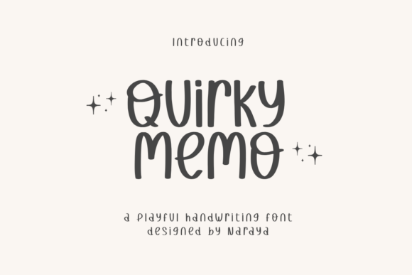 Quirky Memo: A Practical Guide to Warm Handwriting Display Typography
