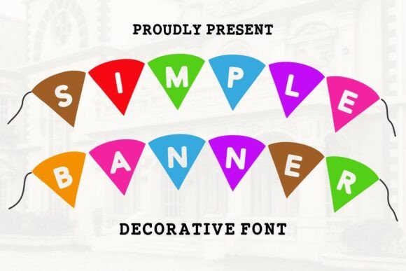 Simple Banner: Strategic Typography for Festive Branding and Engagement