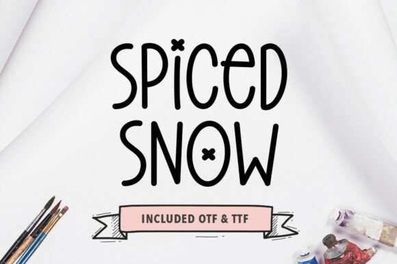 Spiced Snow: Strategic Typography for Holiday Branding and Editorial Design