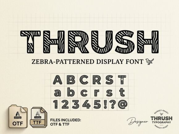 Thrush: Integrating Bold Display Typography into Creative Workflows
