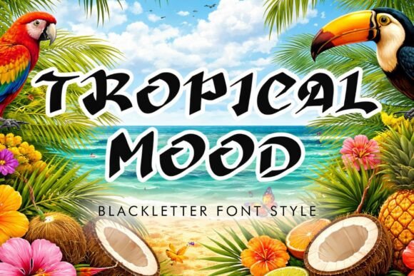Tropical Mood: Integrating an Elegant Display Font into Creative Workflows