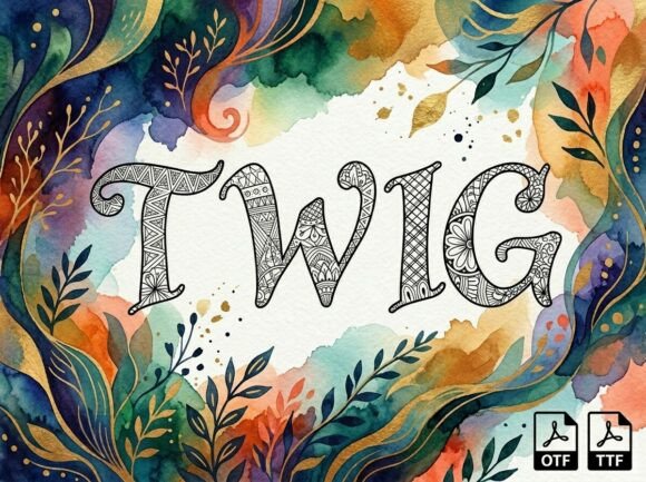 Twig: A Functional Analysis of Mandala-Style Display Typography