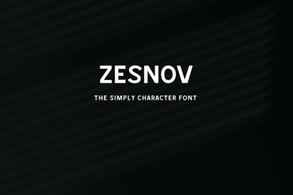 Zesnov: Modern All-Caps Display Font